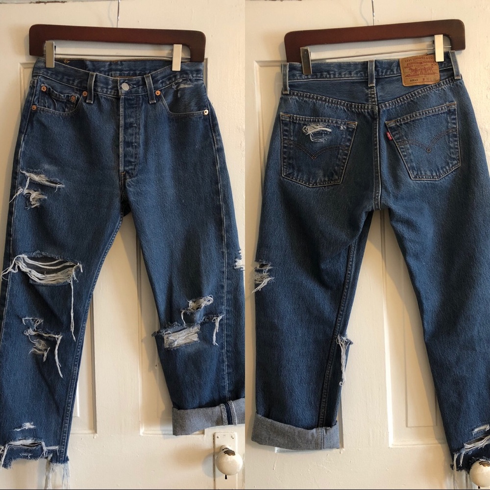 Vintage Levi’s boyfriend jeans
